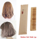 Hot Anti Static Massager Pocket Hair Comb Hairstyle Bamboo Hairdressing Tool