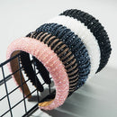 HairHoop Hair Accessories Headdress Head wrap Handmade Rhinestone hairband
