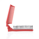 Folding Hair Comb Anti Static Plastic Foldable Beard Pocket Brush (Red) Newly