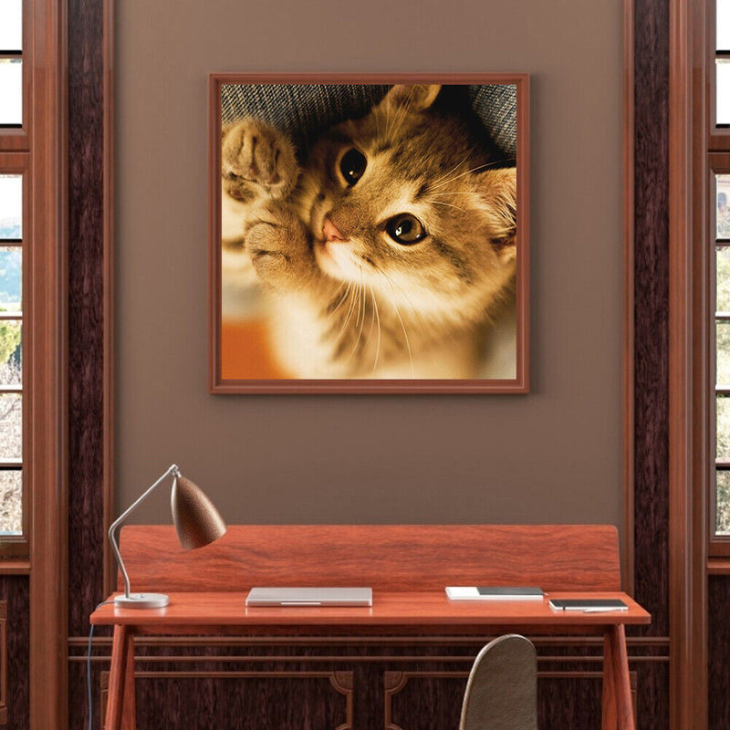 DIY Full Round Drill Diamond Painting 5D Lovely Animals Poster Kit (W902) Newly