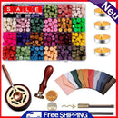 Wax Seal Stamp Kit,Sealing Wax Beads with Retro Melting Furnace Warmer,Envelopes