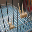 Food Holder For Bird Cage Parrot Bird Utensils Feeder Food Fork Bird Fruit Fork