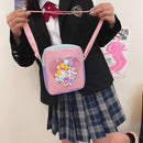 Women Fashion Transparent Love Crossbody Bag Solid Color Small Shoulder Bags