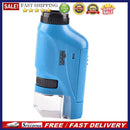 Mini Pocket Microscope Kit Handheld Microscope for Children Science Outdoor Toys