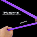 Elastic Yoga Stretch Strap Strength Training Resistance Band (Purple 1.5m) Newly