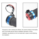 YSANAM Road Bicycle Handlebar Rearview Plug Reflector Mirror (with Light) Newly