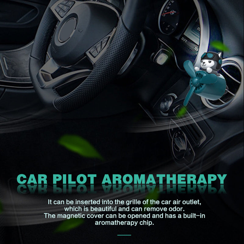 Car Air Freshener - Air Outlet Vent Aromatherapy Diffuser Ornaments (Green)