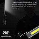 LED Work Light USB Rechargeable Outdoor Handheld Flashlight Stepless Dimming COB