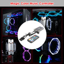 10-Port RGB Cooling Fan Remote Control Brightness Adjustable Music Controller
