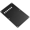 Guitar Tremolo Spring Backplate Cover for ST SQ Electric Guitar(Black)