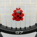 2pcs Cartoon Animal Silicone Racquet Tennis Racket Anti Shock Absorber (E)