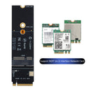 M.2 M Key to M2 A+E Key Slot PCIe Bluetooth WiFi Card Adapter for AX200 9260AC