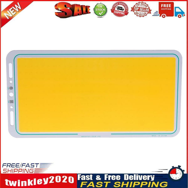 12V 70W 7,000LM LED Panel Strip COB Light Lamp 220X120mm Warm White Newly