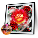 5D DIY Full Square Drill Diamond Painting Rose Heart Rhinestone Artwork Kit