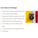 Tuya Smart Fingerprint Lock Bluetooth Padlock Electronics Door Locks