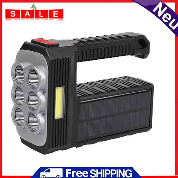 Portable LED Flashlight Rechargeable Searchlight for Fishing Camping Hand Lamp