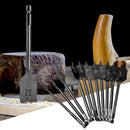 11pcs Drill Bits Set 6-32mm High-carbon Steel Hex Shank Flat Spade Drills Newly