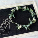 Forest Bridal Wedding Tiara Imitation Flower Leaf Crown Hair Headpiece Y9L8