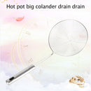 Stainless Steel Skimmer Wire Colander Spicy Noodle Fishing Line Leak Spoon