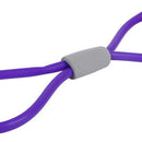 8 Word Chest Expander Rope Sports Workout Muscle Resistance Bands (Purple) Newly