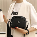 Waterproof Nylon Crossbody Bag Women Double Layer Zipper Small Shoulder Pouch