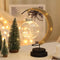 LED Table Lamp Hemp Rope Moon Desk Night Lamp for Bedroom (A Warm Light) Newly