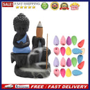 Little Buddha Burner Censer 20pcs Incense Cones 1pcs Burner Holder Decorations
