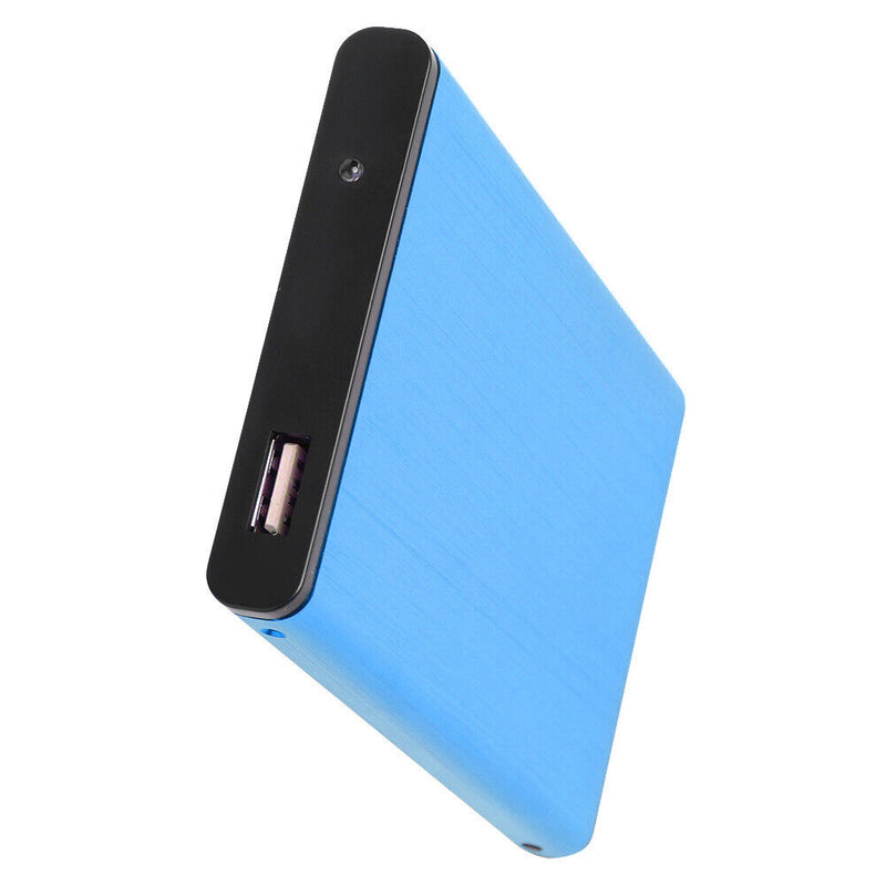 Portable 2.5 inch USB 2.0 Hard Drive Case Aluminum Alloy 10TB SATA HDD SSD Box
