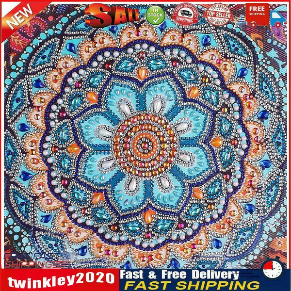 5D DIY Special Shaped Diamond Painting Mandala Cross Stitch Kits (DZ240) Newly