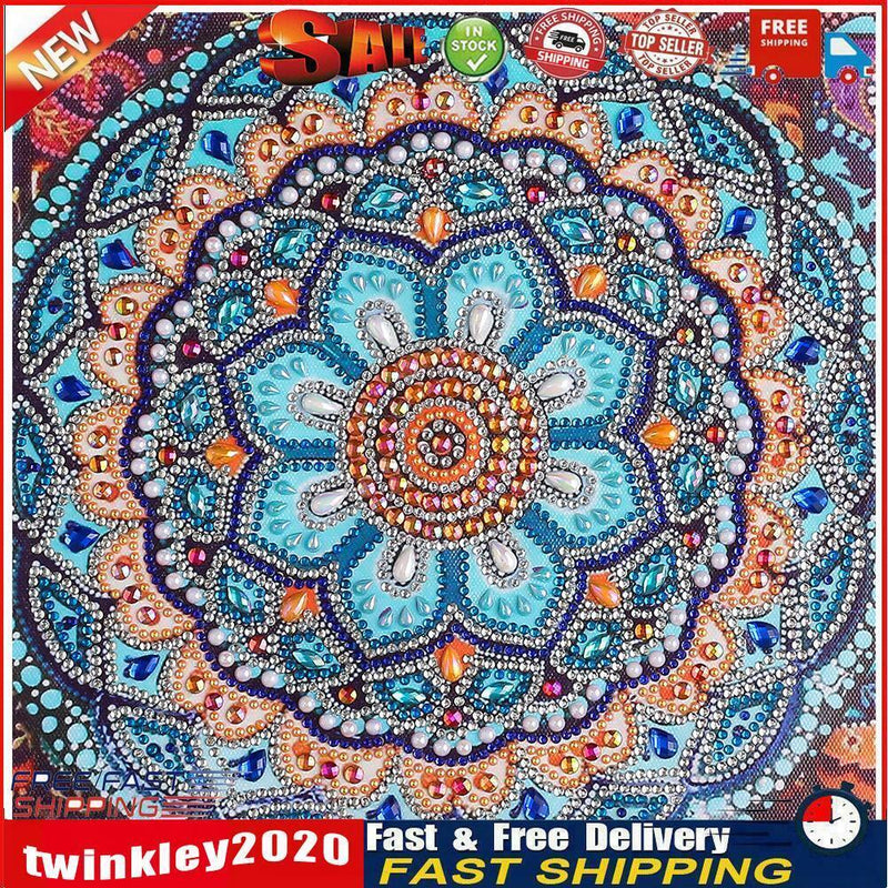 5D DIY Special Shaped Diamond Painting Mandala Cross Stitch Kits (DZ240) Newly