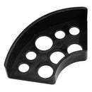 8 Holes Plastic Fan Shaped Tattoo Ink Cup Holder Stand Pigment Cup Rack