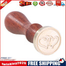 Retro Wax Stamp Wood Handle DIY Scrapbooking Envelope Sealing Stamp Seal(D)