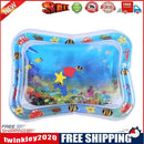 1pcs Baby Inflatable Water Play Mat Tu 1pcs Shampoo Cap Blue