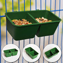 1PC Bird Parrot Food Water Plastic Bowl Cups Pigeons Cage Sand Cup Feeding Tool