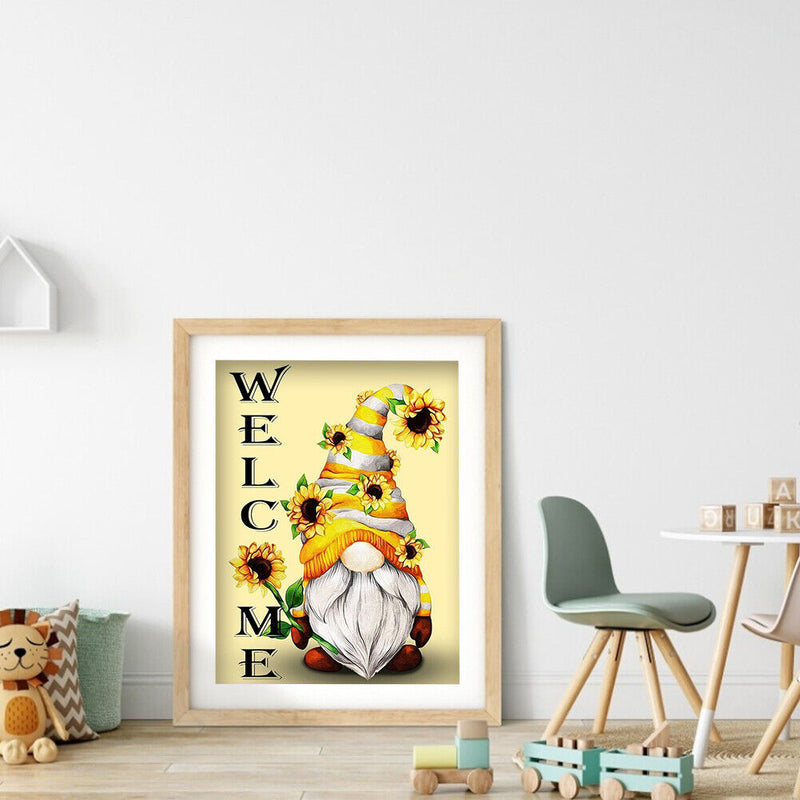 5D Full Round Drill Drawing Picture Goblin Diamond Painting Living Room Ornament