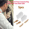 5 Sets DC Power Connector Plug T-Type 2 Pin Male Female Wiring Adapter Kit