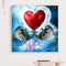 DIY Full Round Drill Rhinestone Diamond Painting Love Dolphin Handwork Home Art