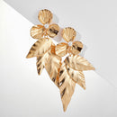 Metal Leaves Studs Earrings Butterfly Flowers Fashion Ear Dangle Jewelry Gifts