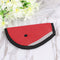 Kids Car Safe Fit Seat Belt Adjuster Baby Triangle Safety Device (Wine Red)