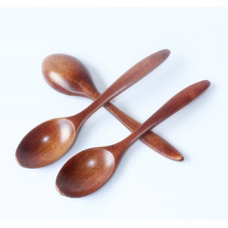 Dining Soup Bamboo Coffee Mini Japanese Style Teaspoon Wooden Spoon