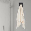 Portable Adhesive Towel Plug Holder Bathroom Kitchen Towels Storage Rack Clip