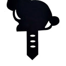 Acrylic Hollow Easter Bunny Ornaments Backyard Lawn Stake Yard Decor (F) Newly