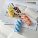 Creative Cylinder Silicone Candle Mold Aromatherapy Art Decor Plaster Home T4G8