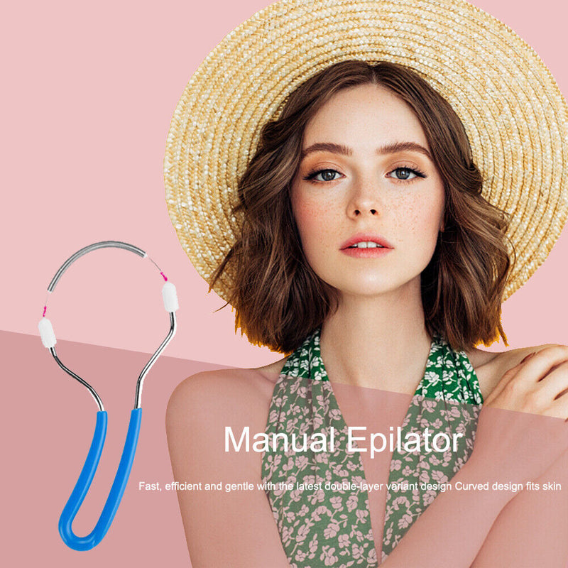 3pcs Mini Portable Stainless Steel Facial Hair Remover Spring Body Epilator