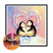 Domybest Penguins 5D DIY Full Drill Round Diamond Painting Embroidery Cross Stitch