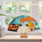 Halloween Pumpkin Fan Oil Paint By Numbers Craft Frameless Handheld Home Deco