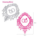 Metal DIY Dressing Mirror Cutting Dies Stencils Scrapbook Card Making Craft