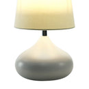 LED Table Lamp Nordic Style Desk Bedside Living Room Home Lighting (White) Newly