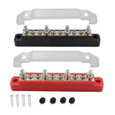 Bus Bar Power Distribution Block Car Terminal Block Studs for Car Boat (Bla