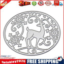 Christmas Deer Oval Cutting Die Stencil Embossing Scrapbooking Album Craft